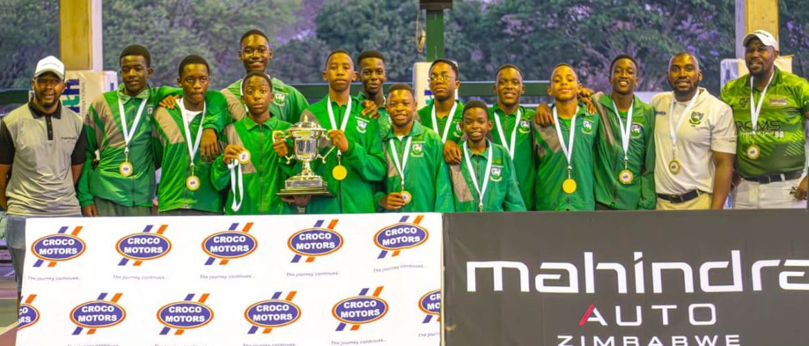 St. John's College U15 Basketball Team, winners of the "Croco Motors" U15 Basketball Tournament. 